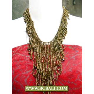 Golden Casandra Necklaces Beading